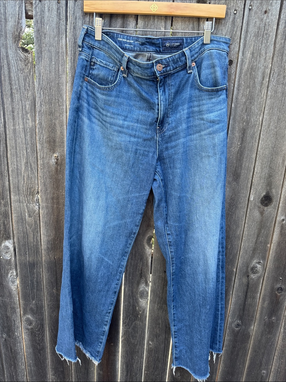 AG Adriano Goldschmied Dark Blue Denim Jeans